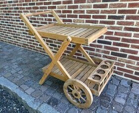 TEAK - Servirovaci vozik z teakoveho dreva