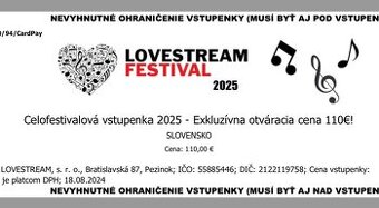 Lovestream 2025