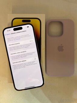 IPHONE 14 PRO GOLD 256GB ZÁRUKA - VEĽMI PEKNÝ STAV