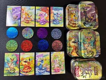 Prismatic Evolutions - 8x Mini Tins + 8x Mince + 8x Art