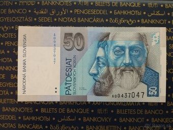 50Sk 1995 séria A UNC