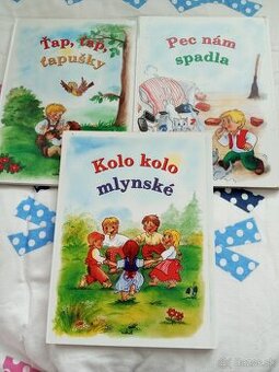 3ks detské leporelo knižky
