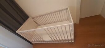 Detská postielka 140x70 Biela farba - možnosť bez bočníc