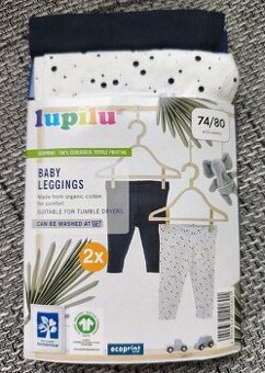 Detské legíny, 2ks, Lupilu, 74/80