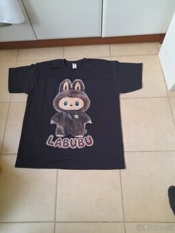 Labubu tričko XL bavlnene čierne a ine