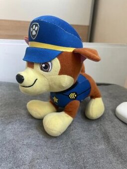 Paw Patrol – Chase plyšák cca 20 cm (mierne poškodený)