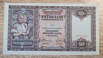 50 Ks, 1940, Mf, Slovenský štat