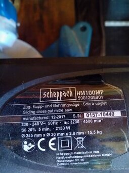 Pokosova pila scheppach