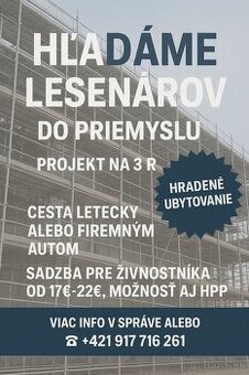 Lešenár v priemysle S. Švédska