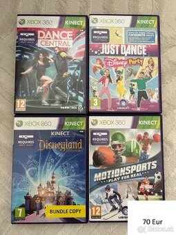 Predám sety hier na XBOX 360