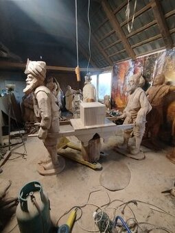 veľký drevený Betlehem