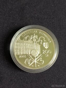 200 Sk Bratislavský mier 2005 - PROOF - Kremnica