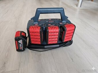 Bosch Professional nabíjacia stanica GAL 18V-6-80 + 4x 5.0Ah