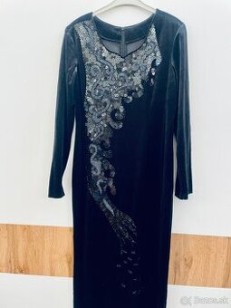 Luxusné zamatové šaty