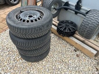 5x112 R15 plechove disky + puklice