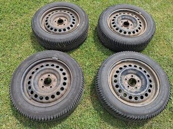Zimné pneumatiky 205/55 R16 91H na oceľových diskoch + TPMS