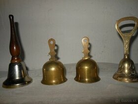 Mosadzné zvonce s rúčkami