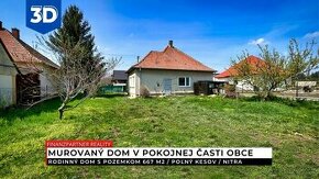 Rodinný dom s pozemkom 667 m2, Poľný Kesov, Nitra