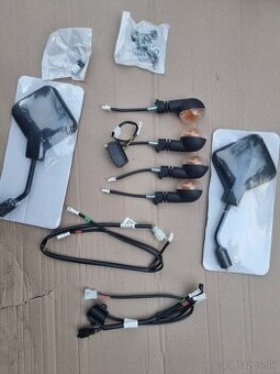 Homologizacny kit, sada na cestu, smerovky, zrkadlá ktm,