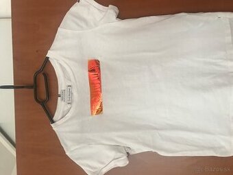 TOMMY HILFIGER originál holografik damske tricko S