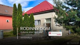 Rodinný dom s rozlahľým pozemkom 2189 m2, Krušovce, Topoľča