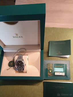 Rolex Datejust 41 Ref. 126334, čierne, biele zlato, Jubilee,