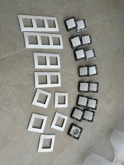 Legrand Niloe vypinace, zaliziove spinace a ramiky