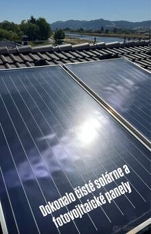 Čistenie solárnych a fotovoltaických panelov