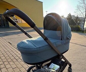 Vanicka Cybex Cot S Lux Stormy Blue/Light Blue