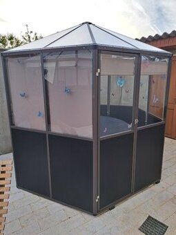 Sklenik zastrešenie vírivky, jacuzzi