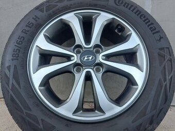 6x15 4x100 r15 et47 - letné komplety original HYUNDAI I20