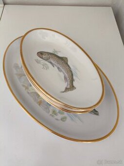 Jedálenský servis • Ryby • porcelán