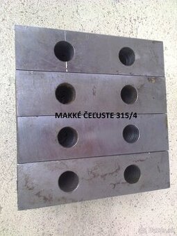 315/4 mäkké čeľuste.