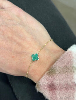 NOVÝ Skutočne veľmi pekný zlatý náramok - Korai - 1