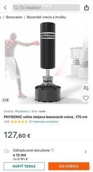 Vol'ne stojace boxovacie vrece, 175 cm