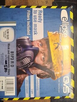 Predám polomasku GVS Elipse A1P3vkomplet s nah. filtrami