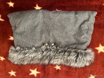 Rukávnik na kočík, sivý