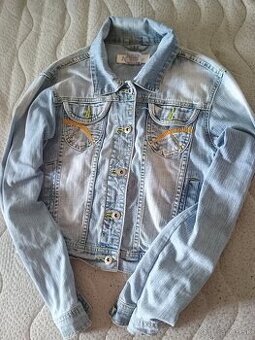 Dámska rifľová bunda – svetlomodrá