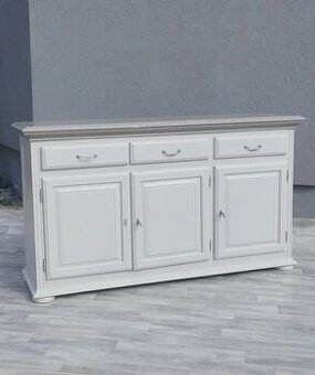 Komoda bielo – siva.