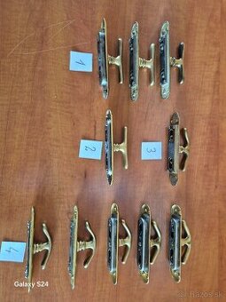 Mosadzné okenné kľučky