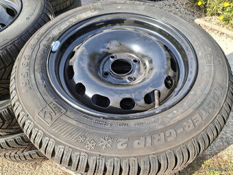 15" plechy 4x108 Citroen C3 + zimné 195/65 r15 nejazdené