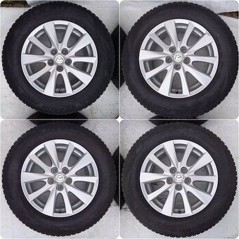 5x114.3 Originál Mazda Top Stav Pneu 225 65 R17 ZIMNÉ