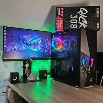 Herný Počítač • Xeon 2698 V3 • RX 6600 XT 8GB • 16GB DDR4