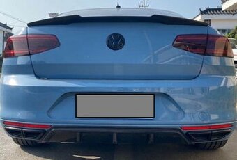 Športový difuzor na zadný nárazník pre VOLKSWAGEN