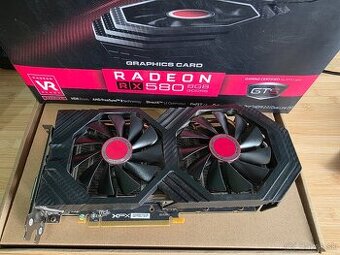 Predám grafickú kartu AMD Radeon™ RX 580 GTS XXX Edition 8GB