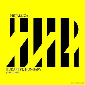 Predám lístky na METALLICA - Budapest 13.6.2026 (Puskás Arén
