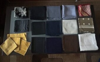 Set dámskych a pánskych šatiek a šálov - ceny od 0,50€