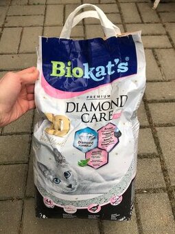 Podstielka pre mačky Biokat’s Diamond Fresh 8l