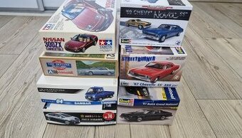 Plastove modely auta 1/24 & 1/25