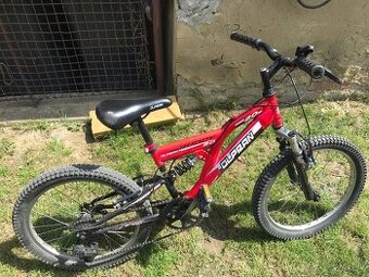 Detský odpružený bicykel